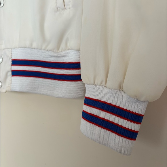 Vintage Team Canada 80s Varsity Bomber Jacket Size Medium IIHF Made By Shain - Picture 5 of 9